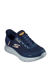 Blau - Skechers GO WALK Flex Slip In Trainers - Bild 2 von 3