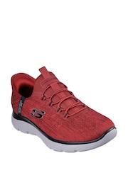 Rojo - Zapatos sin cordones Summits Key Pace de Skechers - Imagen 2 de 3