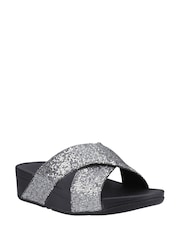 Fitflop Lulu Glitterball Cross Slides - Image 2 of 4