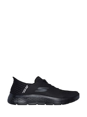 Skechers Black Go Walk Flex Hands Up Slip In Trainers - Image 2 of 3