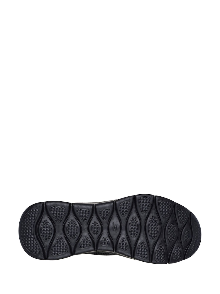 Skechers Black Go Walk Flex Hands Up Slip In Trainers - Image 3 of 3