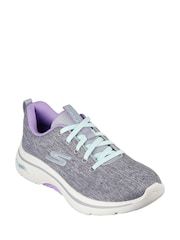 Skechers Grey GO WALK Arch Fit 2.0 Vivid Sunset Shoes - Image 2 of 3