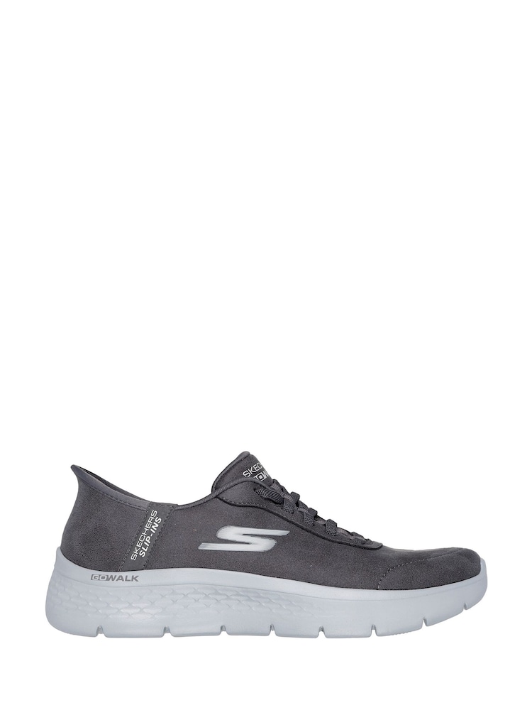 Серый - Кроссовки-слипоны Skechers Go Walk Flex Mali - Image 2 of 3