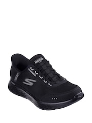 Skechers Black GO WALK Flex Slip In Trainers - Image 2 of 3
