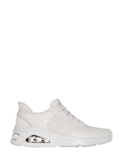 Белый - Skechers Womens Tres-Air Uno Easy Steppers Slip In Trainers - Image 1 of 3