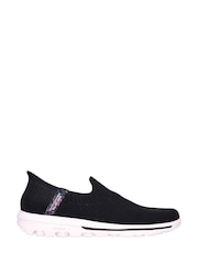 Skechers Black Go Walk Travel Tahiti Sunset Shoes - Image 1 of 3