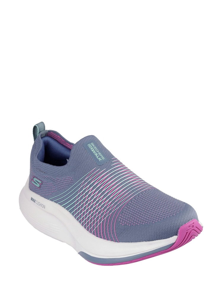Skechers Grey Go Walk Max Walker Sally Trainers - Image 2 of 3