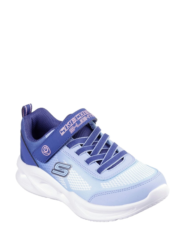 Skechers Sky Blue Sola Glow Shoes - Image 2 of 3