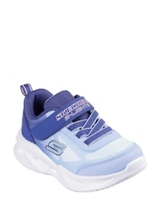 Skechers Blue Sola Glow Trainers - Image 1 of 3