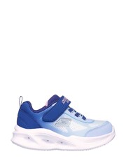 Skechers Blue Sola Glow Trainers - Image 3 of 3