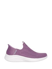 Skechers Purple Ultra Flex 3.0 Easy Win Slip In Trainers - Image 1 of 3