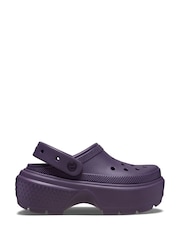 Crocs Purple Stomp Clogs - Image 1 of 4