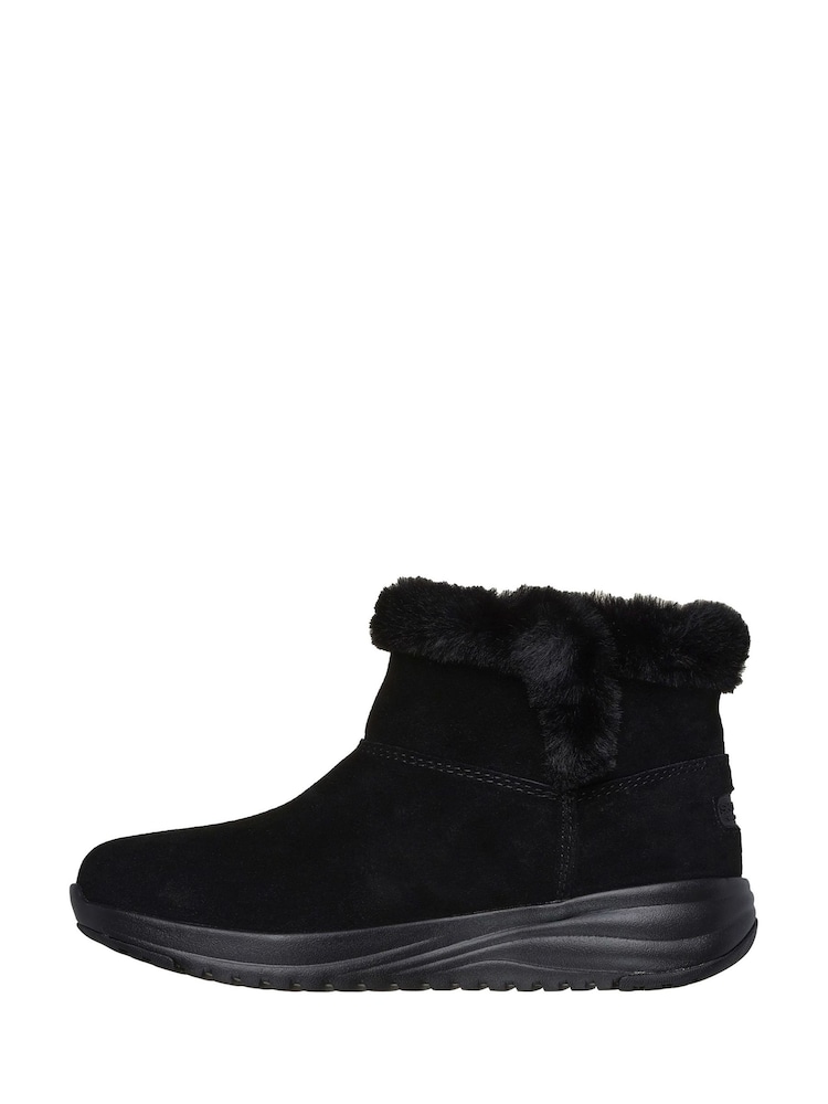 Skechers Black Standard Fit On The GO Stellar Cozy Step Shoes - Image 2 of 4