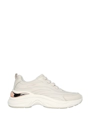 Skechers Cream Hazel Step N Flow Trainers - Image 3 of 3