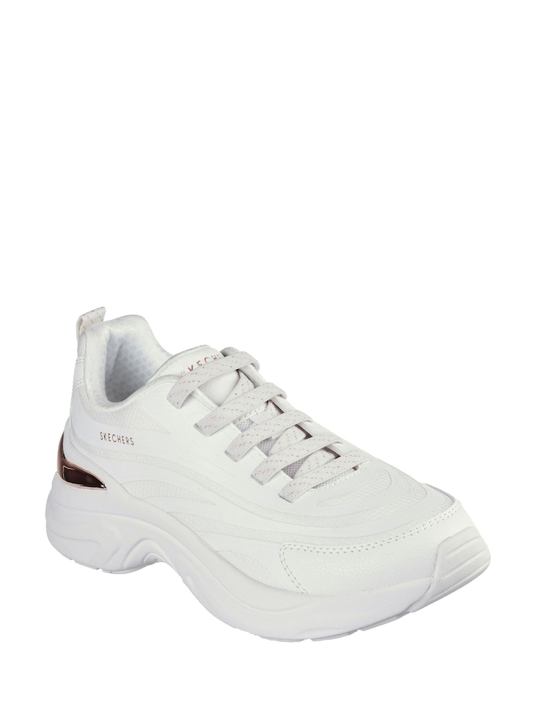 Белый - Кроссовки Skechers Hazel Step N Flow - Изображение 2 из 3