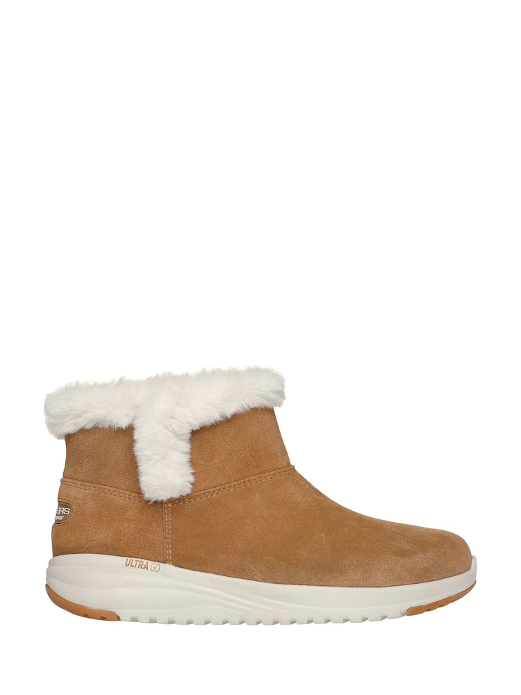 Skechers Brown Standard Fit On The GO Stellar Cozy Step Shoes - Image 1 of 3