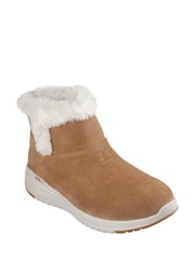 Skechers Brown Standard Fit On The GO Stellar Cozy Step Shoes - Image 2 of 3