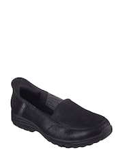 Черный/хромированный - Skechers Black Reggae Fest 2.0 Guiding Slip In Wide Fit Shoes - Image 2 of 3