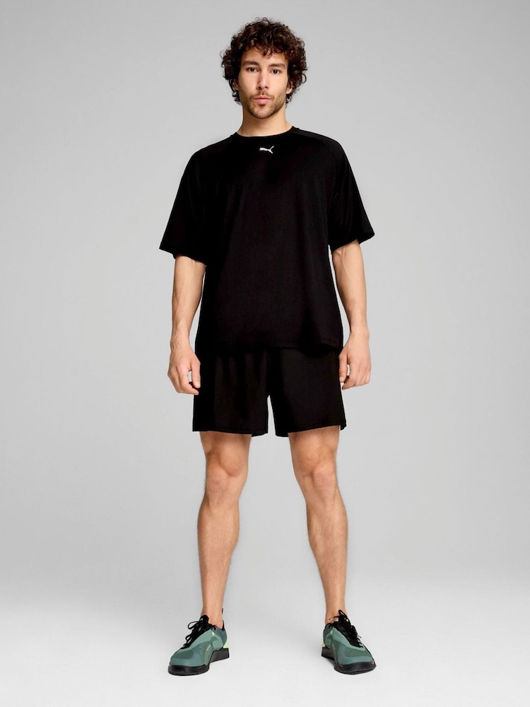 Puma Black Mens TRAIN 7" Stretch 2-in-1 Shorts - Image 3 of 6