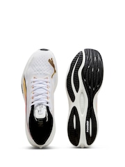 Puma White Mens Velocity Nitro™ 3 Running Shoes - Image 3 of 6