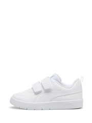Off White - Zapatillas Courtflex V3 para niños de Puma - Imagen 1 de 6