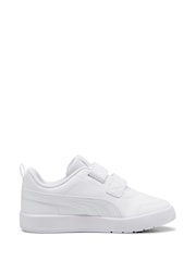 Off White - Zapatillas Courtflex V3 para niños de Puma - Imagen 2 de 6