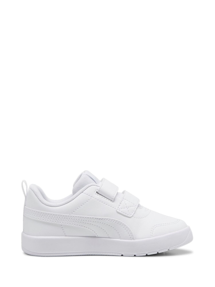 Off White - Zapatillas Courtflex V3 para niños de Puma - Imagen 2 de 6