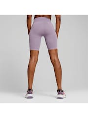 Violet - Puma Womens Shapeluxe Talie înaltă Biker Shorts - Image 2 of 6