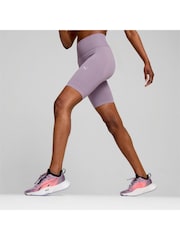 Violet - Puma Womens Shapeluxe Talie înaltă Biker Shorts - Image 3 of 6