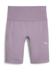 Violet - Puma Womens Shapeluxe Talie înaltă Biker Shorts - Image 6 of 6