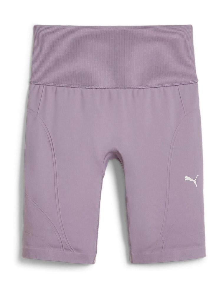 Violet - Puma Womens Shapeluxe Talie înaltă Biker Shorts - Image 6 of 6