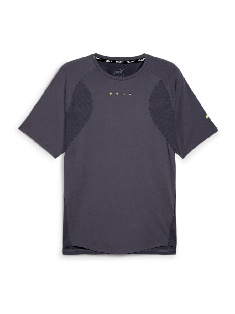Puma Grey Mens CLOUDSPUN Soft Breathable T-Shirt - Image 6 of 6