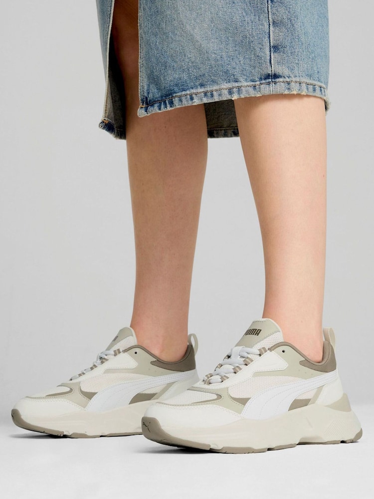Puma White Cassia Women's Trainers - Image 1 of 6