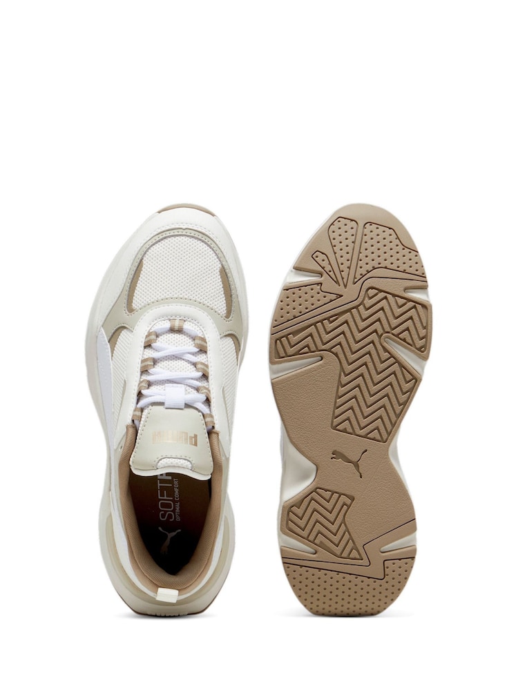 Puma White Cassia Women's Trainers - Image 5 of 6