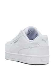 Puma Off White Kids Girls Puma Caven 2.0 Sneakers Trainers - Image 5 of 6