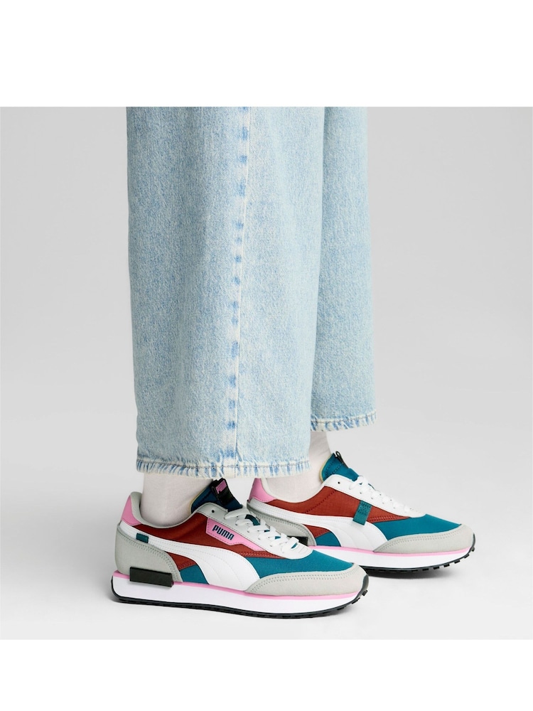 Puma Green Mens Future Rider Play On Sneakers - Image 1 of 6