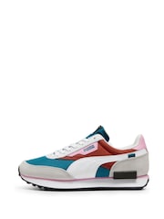 Puma Green Mens Future Rider Play On Sneakers - Image 4 of 6