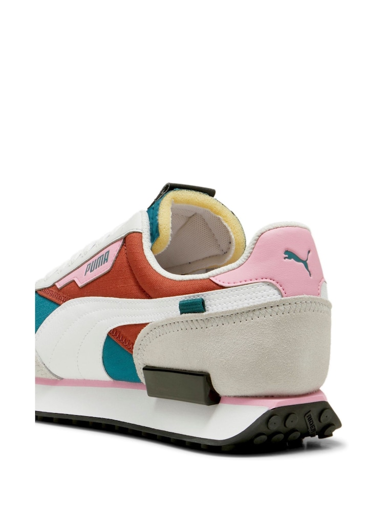 Puma Green Mens Future Rider Play On Sneakers - Image 6 of 6