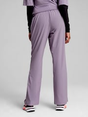 Puma Purple Womens Modest Activewear Wide Leg Training Joggers - Image 2 of 7