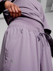 Puma Purple Womens Modest Activewear Wide Leg Training Joggers - Image 4 of 7