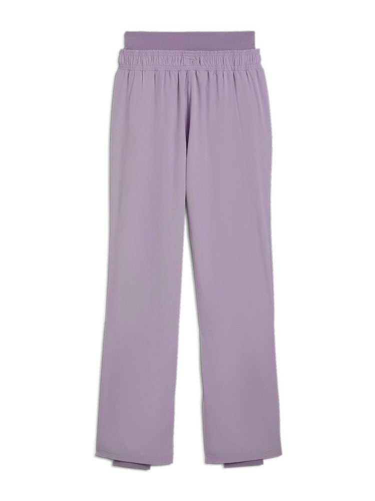 Puma Purple Womens Modest Activewear Wide Leg Training Joggers - Image 6 of 7