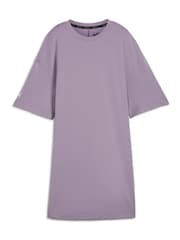 Puma Purple Oversized Womens Modest Training T-Shirt - Image 6 of 6
