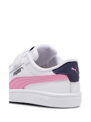أبيض - حذاء جلد خفيف بلاصق للإغلاق 3.0 Smash للبيبي للجنسين من Puma - صورة 5 من 6