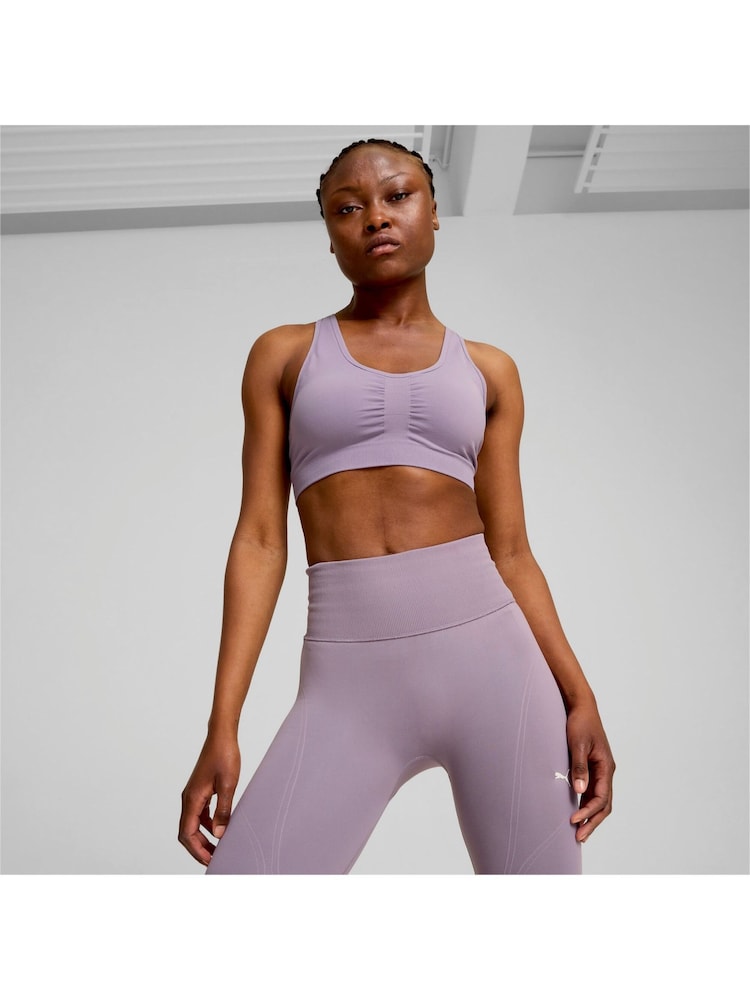 Puma Purple Womens 4Keeps Shapeluxe Bra - Image 1 of 6