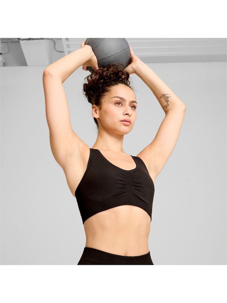 Puma Black Womens 4Keeps Shapeluxe Bra - Image 1 of 6