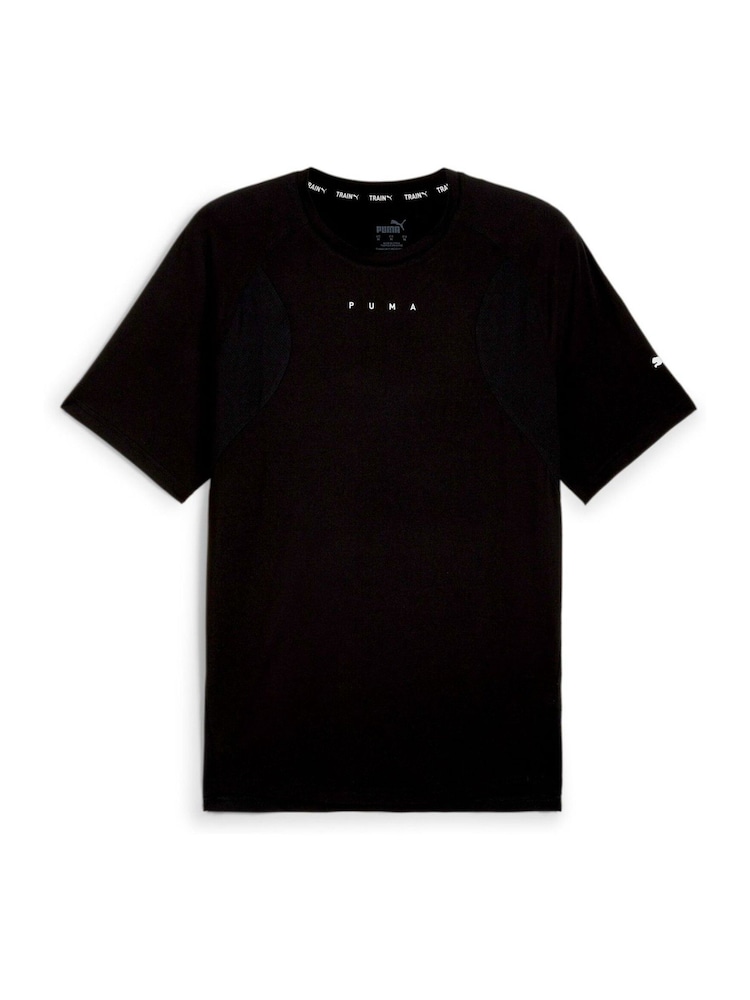 Puma Black Mens CLOUDSPUN Soft Breathable T-Shirt - Image 6 of 6