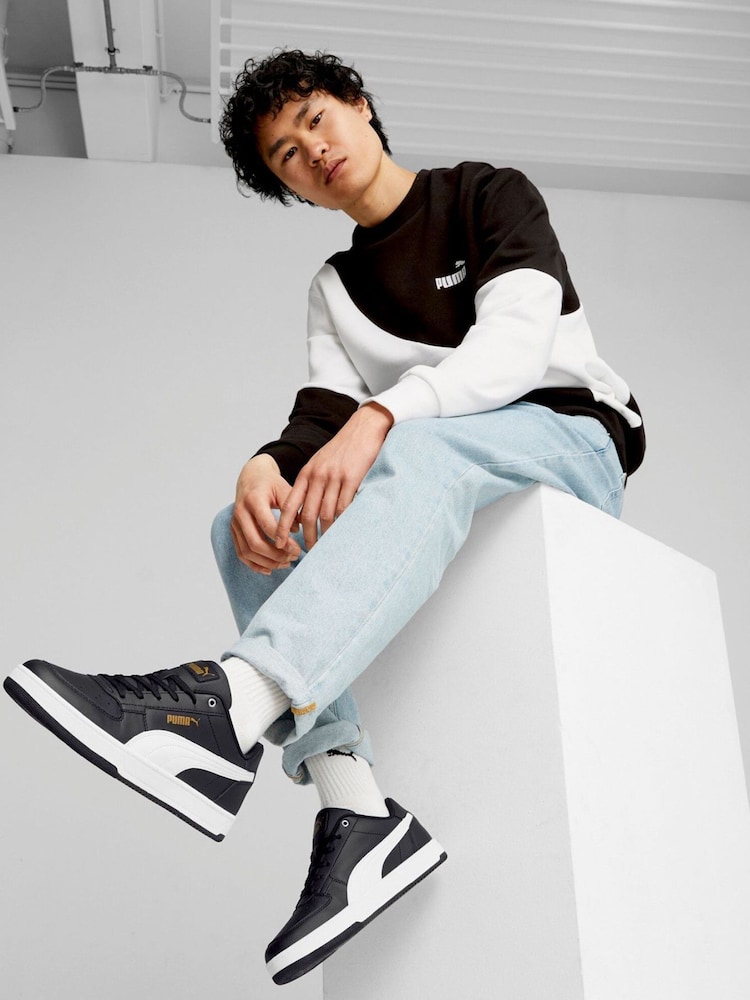 Puma Black Light Mens Caven 2.0 Sneakers Trainers - Image 2 of 6