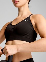 Puma Black chrome Womens Move Shapeluxe Seamless Bra - Image 4 of 6