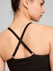 Puma Black chrome Womens Move Shapeluxe Seamless Bra - Image 6 of 6