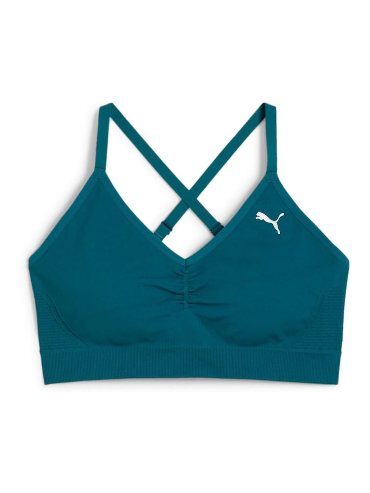 Verde - Puma Womens Move Shapeluxe Seamless Bra - Imagen 6 de 6
